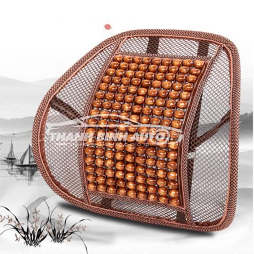 Tựa Lưng Chống Mỏi Hạt Gỗ
