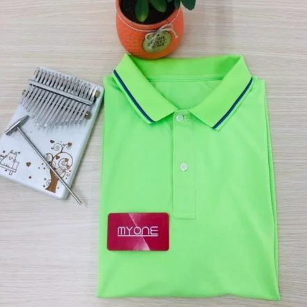 Áo thun POLO XANH CỐM