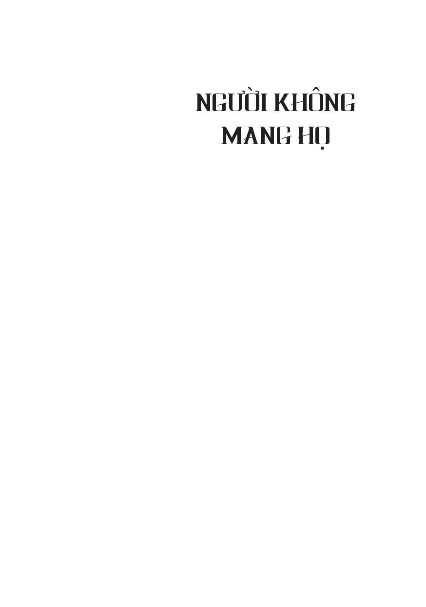 Người Không Mang Họ