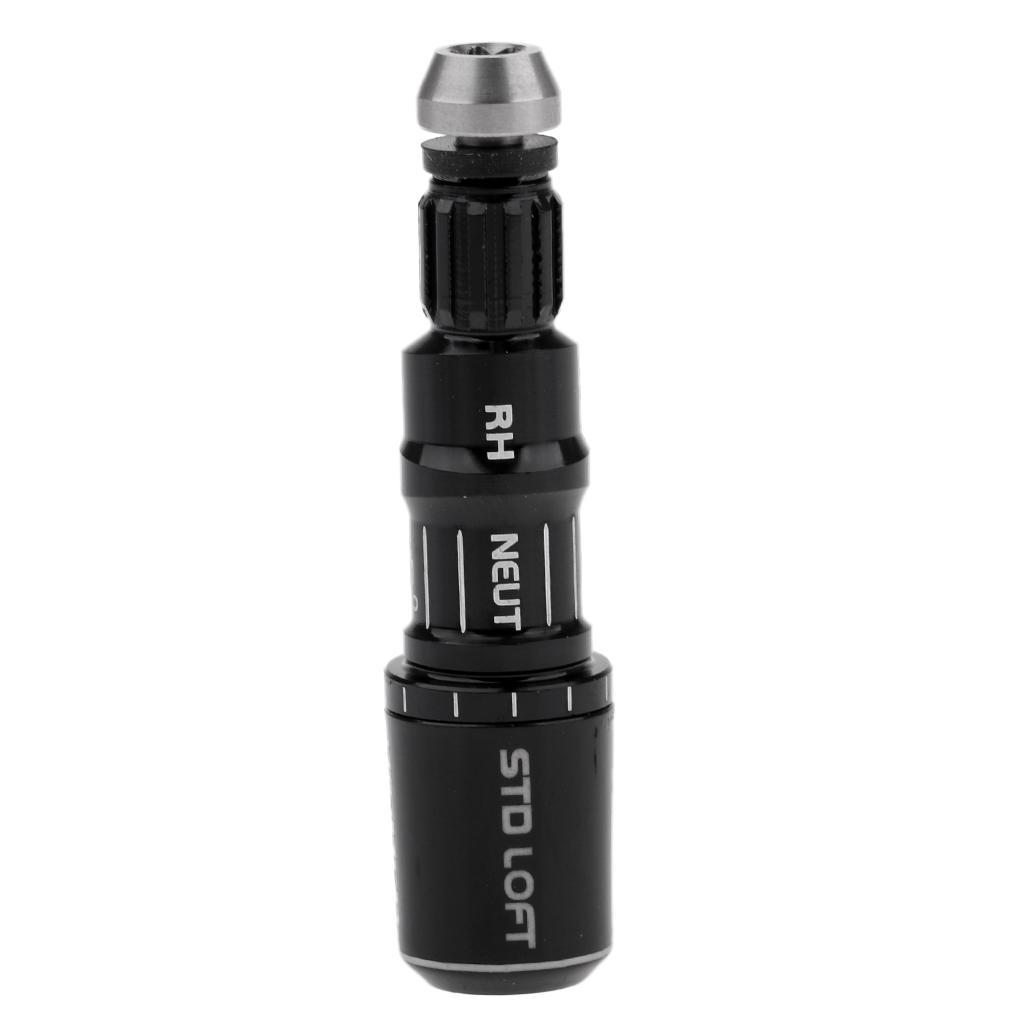 1 Pair Golf Shaft Sleeve Driver Adapter Real Soft Ferrule 0.335 LH/RH Black