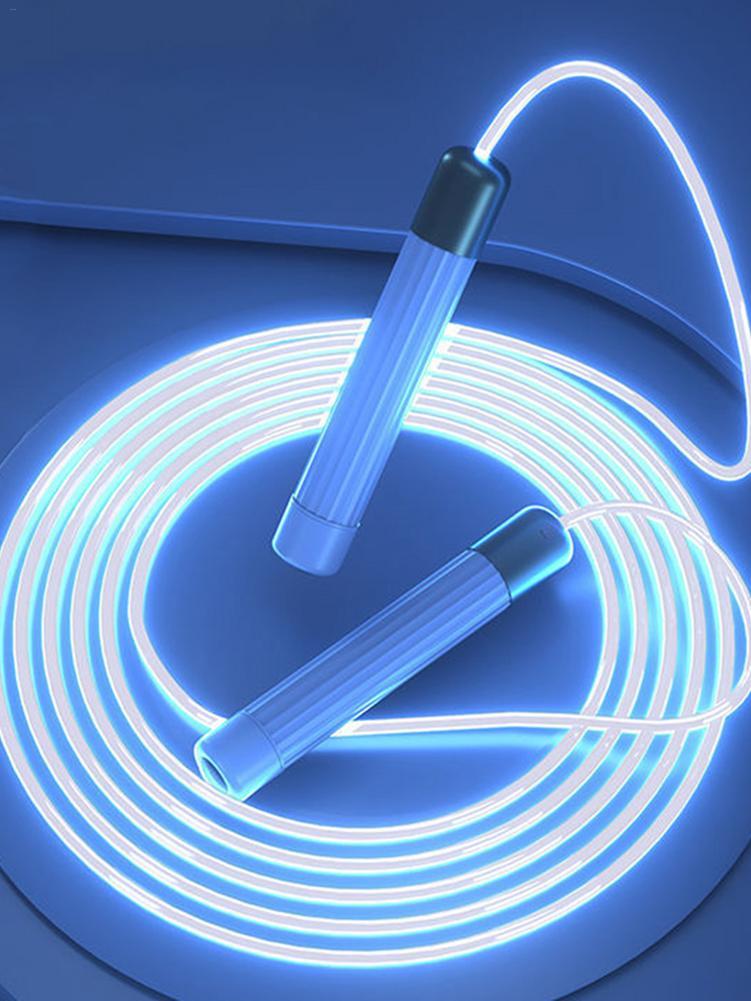 Đèn LED Phát Sáng Ban Đêm Phát Sáng Dây Nhảy Dài 3 Mét Nhanh Bỏ Qua Dây Dây Nhảy Cho Bé Gái Bé Trai Người Mới Bắt Đầu học Sinh Adu