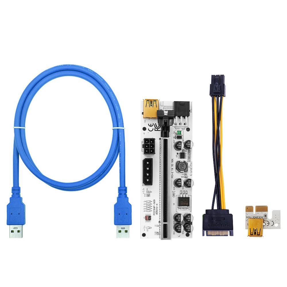 Pci-E Riser Card PCIe 1x to 16x Extender Pci-E Riser Adapter Card Durable