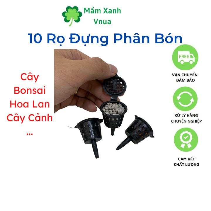 10 Rọ Đựng Phân Bón Tan Chậm - Rọ Đựng Phân Bón Chuyên Dụng Cây Bonsai, Hoa Lan