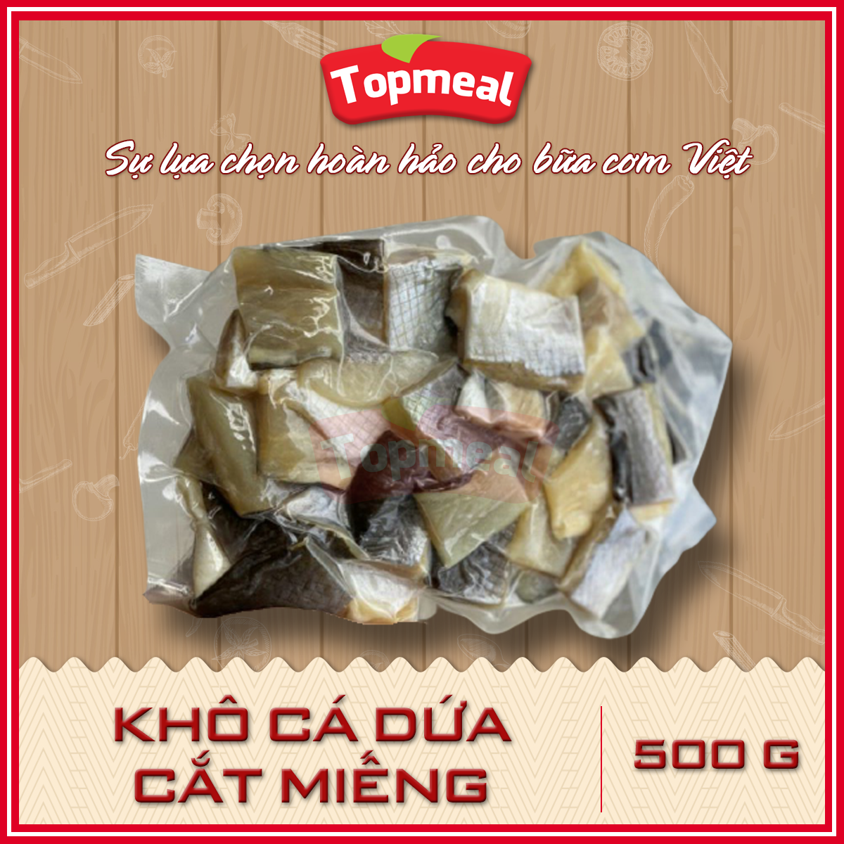 HCM - Khô cá dứa cắt miếng (500 g) - [Giao nhanh TPHCM]