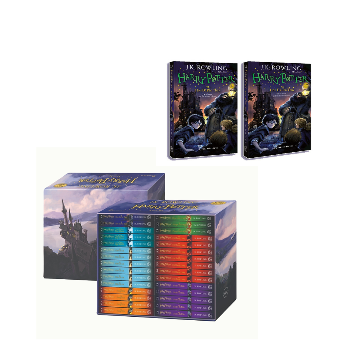 Bộ sách Harry Potter - Tiếng Việt - Khổ nhỏ - Tập 6 - Harry Potter và Hoàng tử lai (set 4 cuốn)