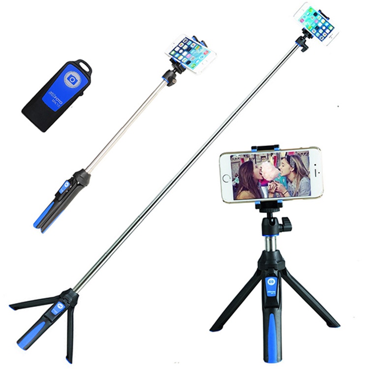 Gậy Selfie Chụp Hình Tự Sướng Tích Hợp Tripod Benro MK10 Hỗ Trợ Bluetooth 3.0 - Hàng Nhập Khẩu