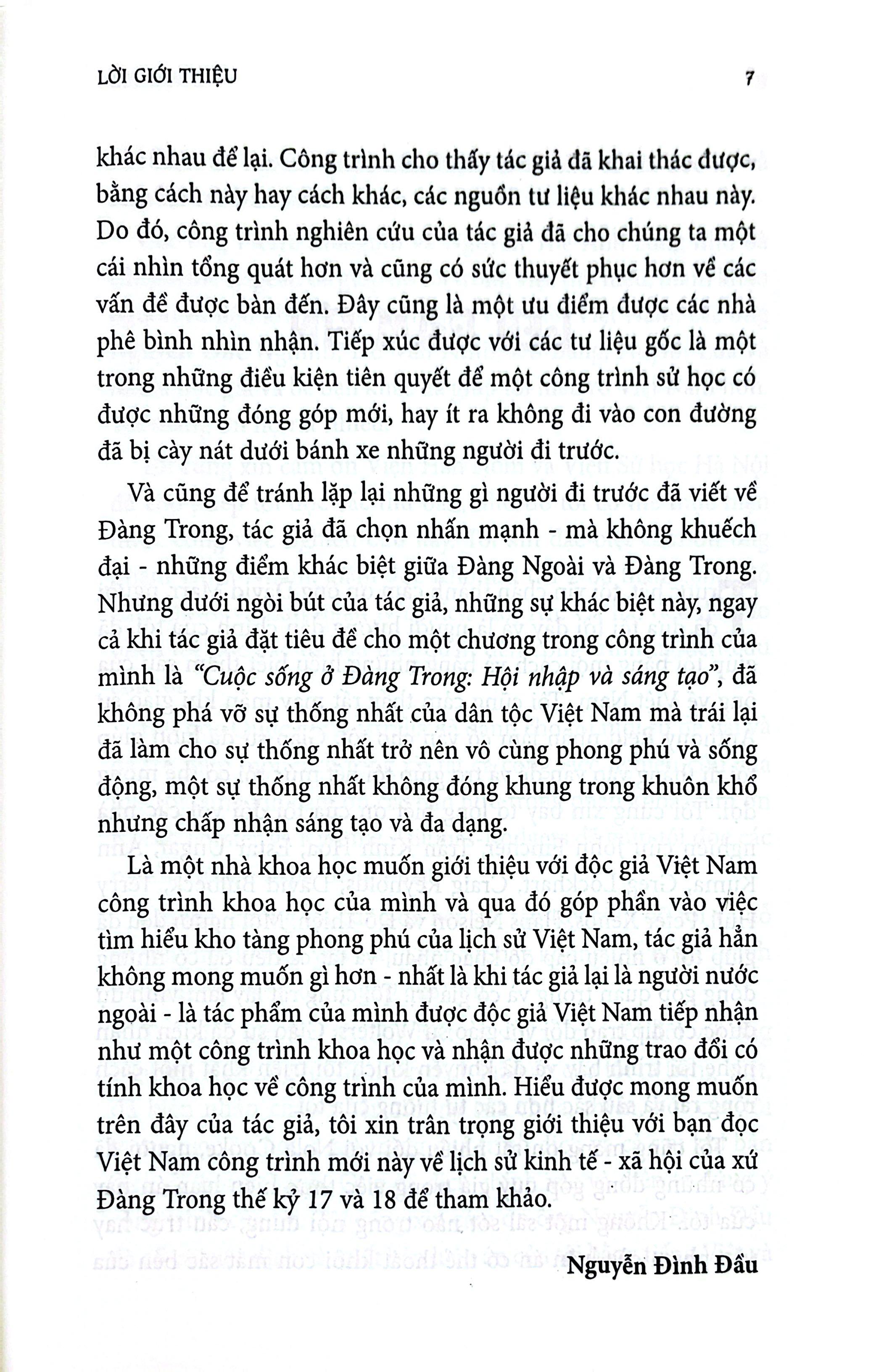 Sách - Xứ Đàng Trong - Lịch Sử Kinh Tế-Xã Hội Việt Nam Thế Kỷ 17-18