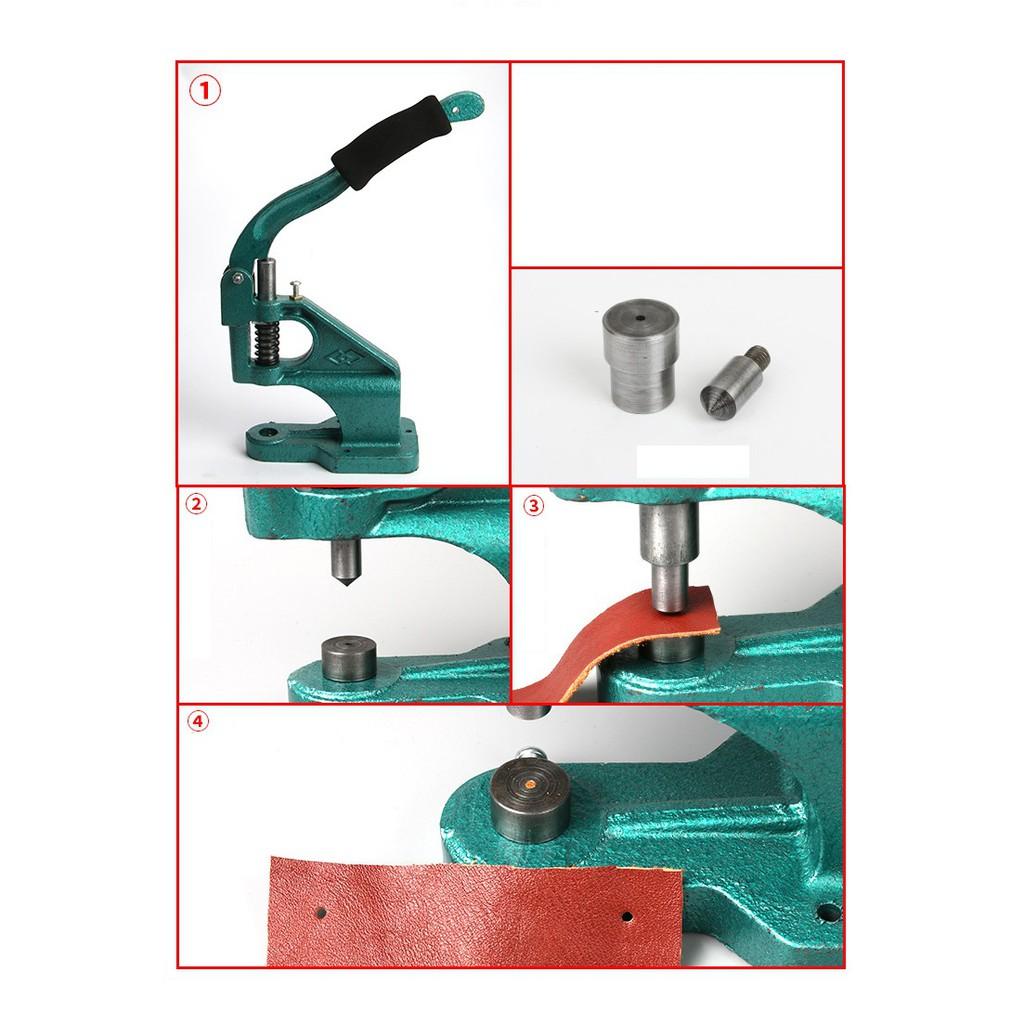 Máy đóng khoen nút thủ công (khoen ore,khuy mắt cáo,nút bấm,nút tán,hạt ngọc) Bằng gang BSR-DKJ819 (chưa gồm bộ cối)