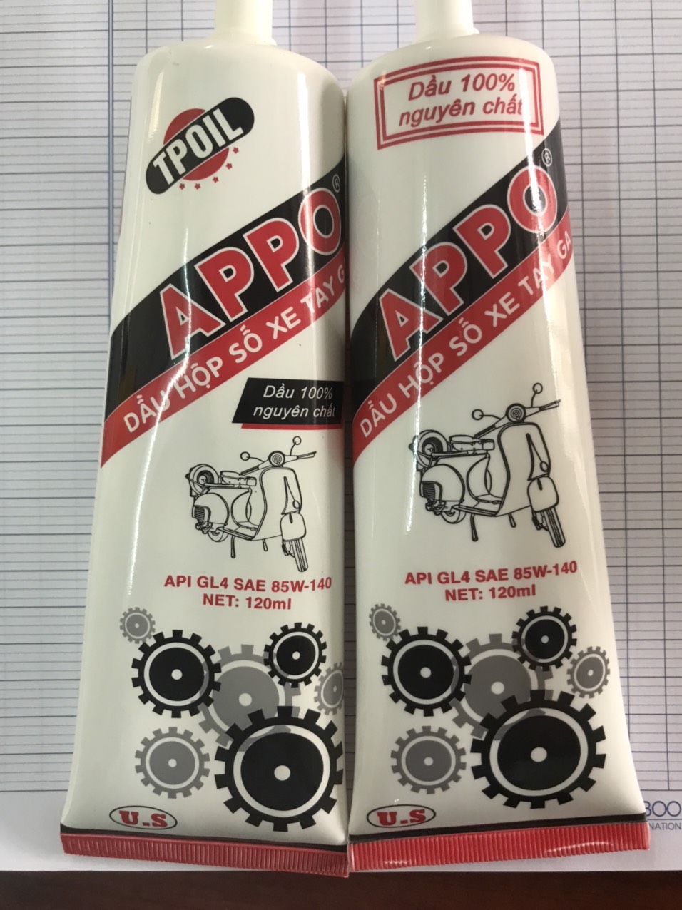 NHỚT LÁP DÀNH CHO XE TAY GA SCOOTER GEAR OIL - APPO