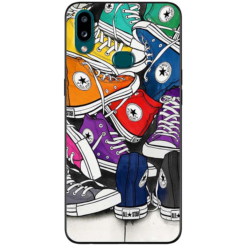 Ốp lưng dành cho Samsung Galaxy A10S mẫu Giầy nhiều màu