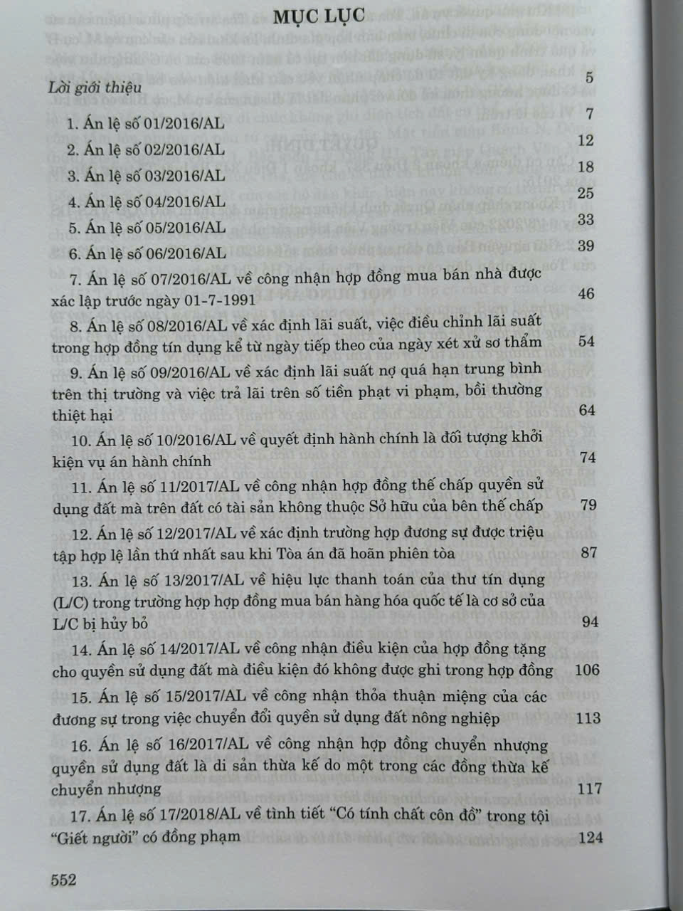 Sách Hệ Thống Án Lệ Việt Nam – Từ Án Lệ số 01 đến Án Lệ số 72 (V2481TP)