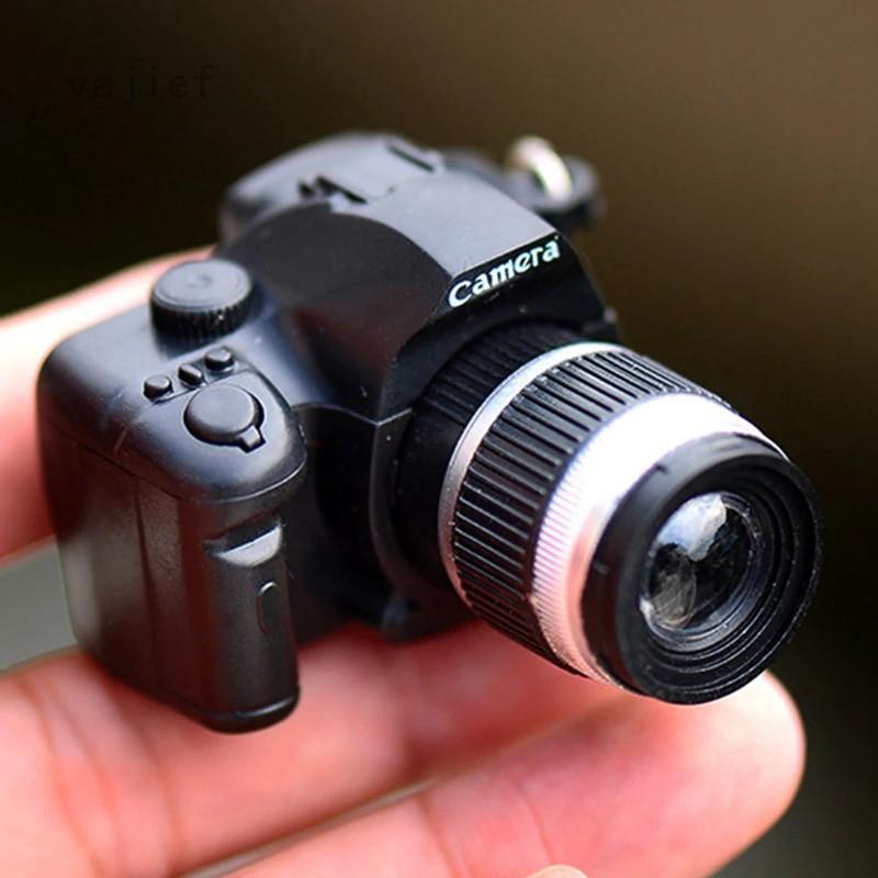 Móc khóa Máy Ảnh đèn Led sở hữu âm thanh.Móc khóa hình máy ảnh đèn Led mini DSLR sáng tạo-móc khóa MÁY ẢNH mix đèn L