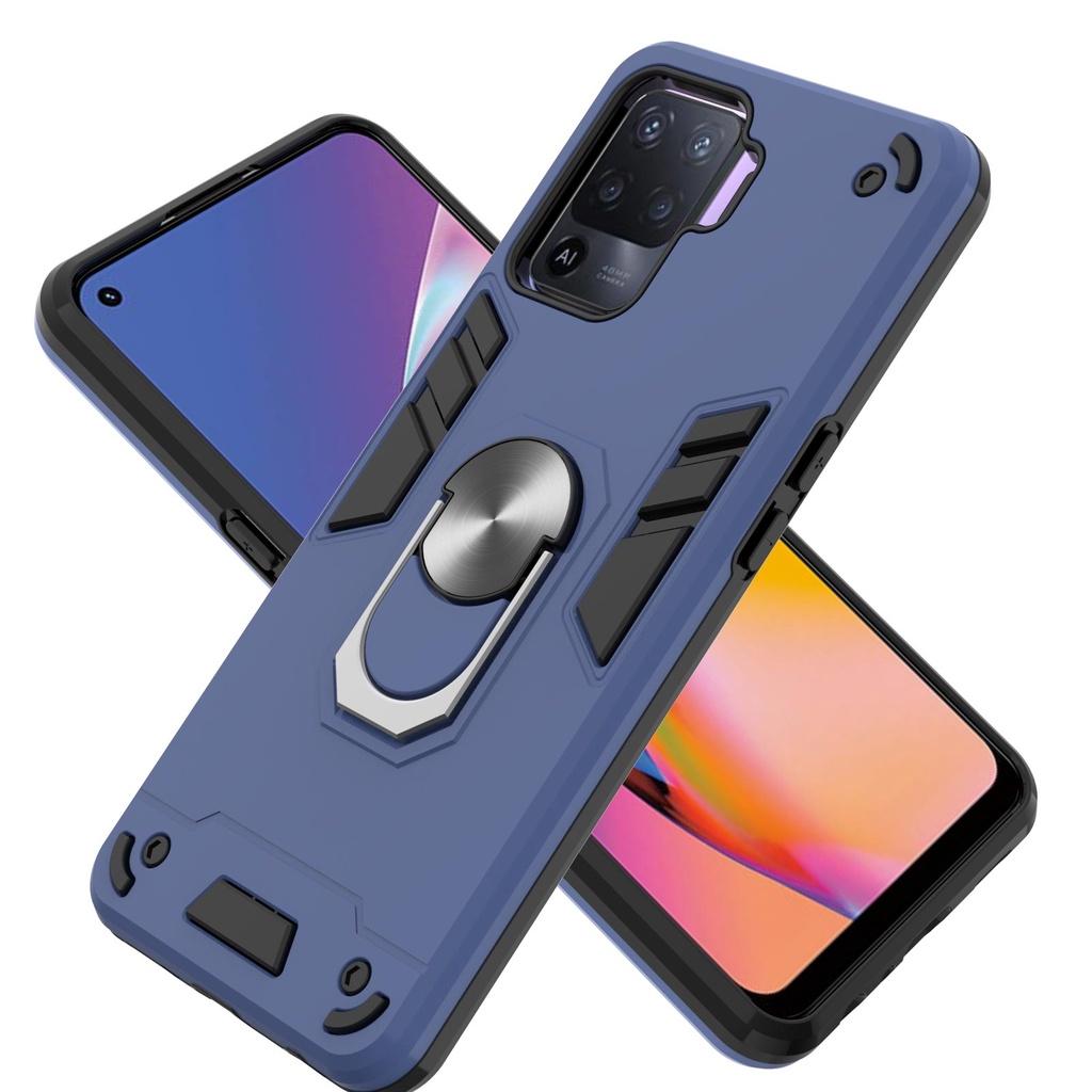 Ốp điện thoại cứng có vòng đỡ cho OPPO F19 PRO OPPO A74 4G A94 4G A52/ A72/ A92 A9 / A5