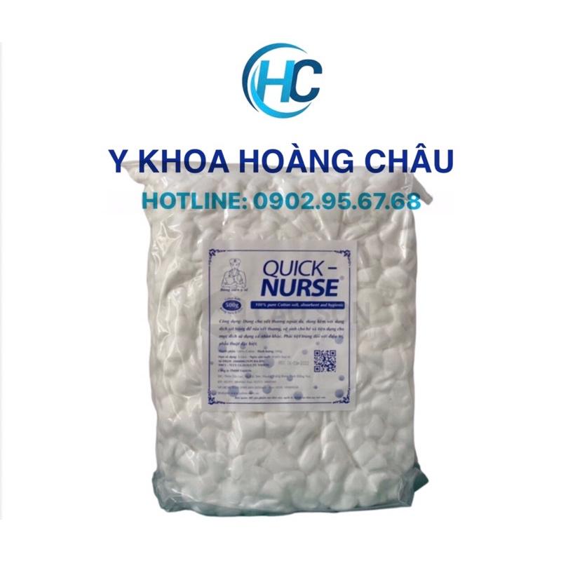 Bông gòn viên Quick Nurse (500 gram)