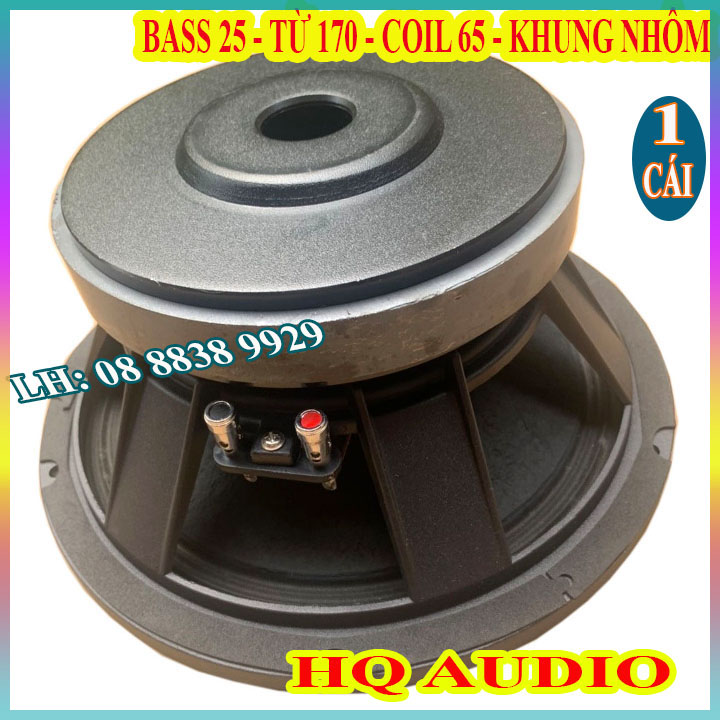 CỦ LOA BASS 25 FULL COIL 63 TỪ 170  KOLODA GÂN VẢI TIẾNG SÁNG - GIÁ 1 CHIẾC