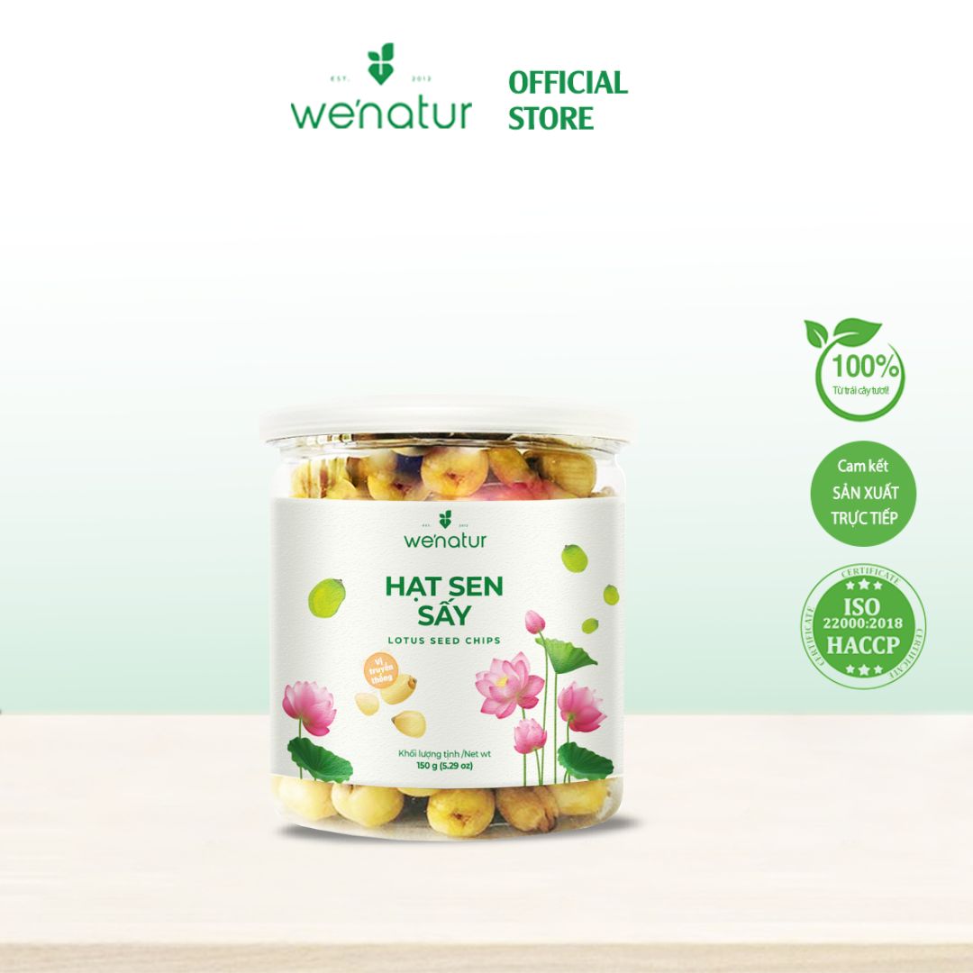 Hạt Sen Sấy Tự Nhiên we'natur 150g