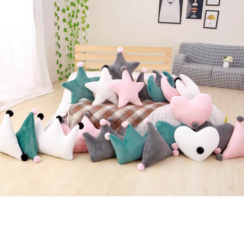 Ngôi Sao Mềm Trang Trí Ném Gối Sofa Phòng Khách Đệm Lưng Trẻ Em Trang Trí Phòng Dễ Thương Cho Bé Giấc Ngủ Bình Định Đồ Chơi Nhồi Bông Sang Trọng búp Bê