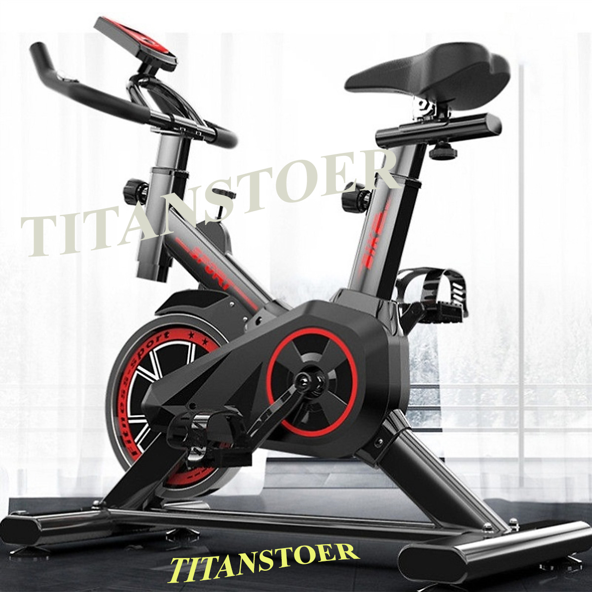 Xe Đạp Tập Tại Nhà - Xe Đạp Tập Gym Tại Nhà - Thiết kế khung thép sang trọng và chắc chắn, Màn hình LED điện tử thông minh.