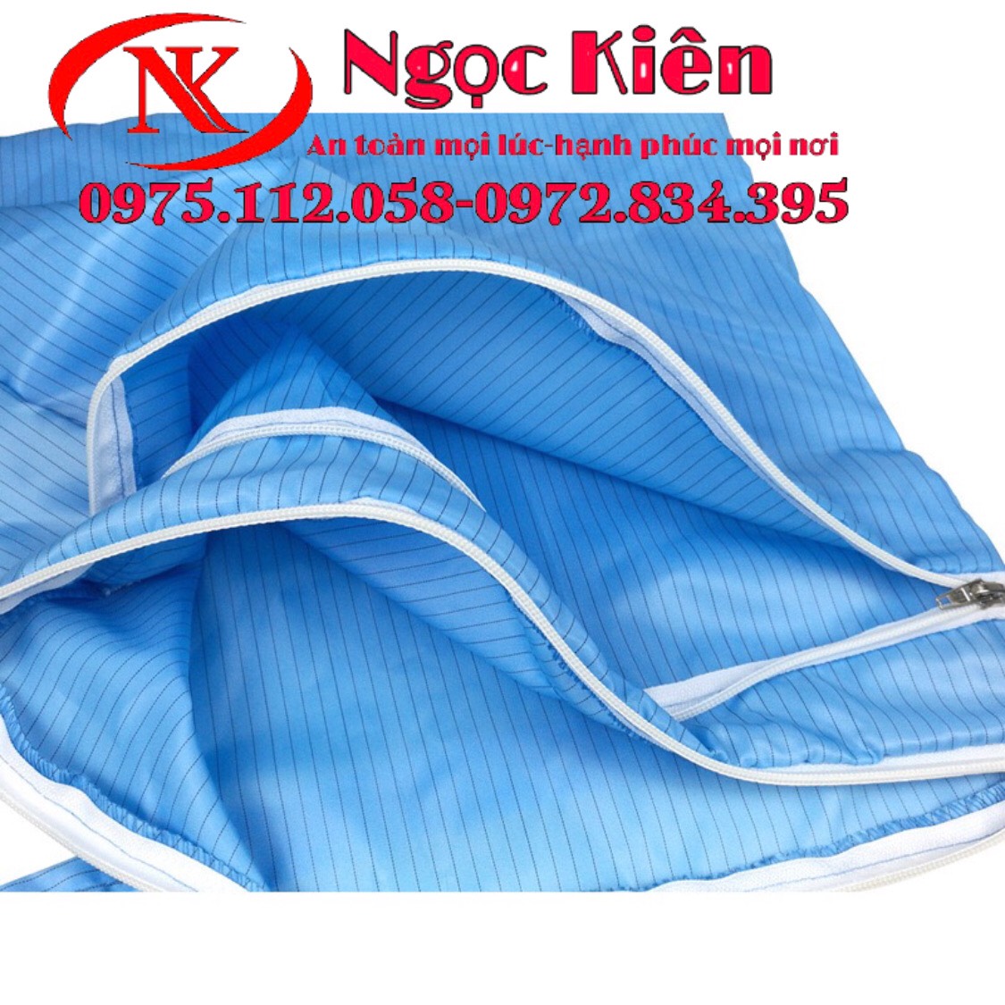 Túi đựng quần áo phòng sạch chống tĩnh điện