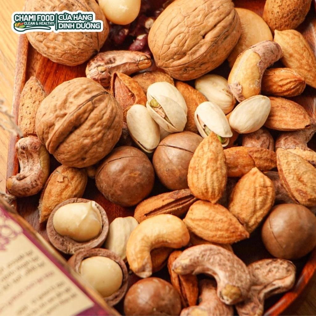 Hạt dinh dưỡng Mix Chami Food 5 Loại Siêu Hạt 500G Loại 1 Granola Ăn Kiêng Ngũ Cốc Giảm Cân Tốt Cho Eat Clean