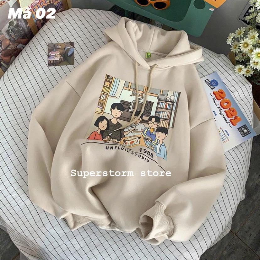 Áo khoác hoodie mã 02 siêu đẹp phù hợp nam nữ