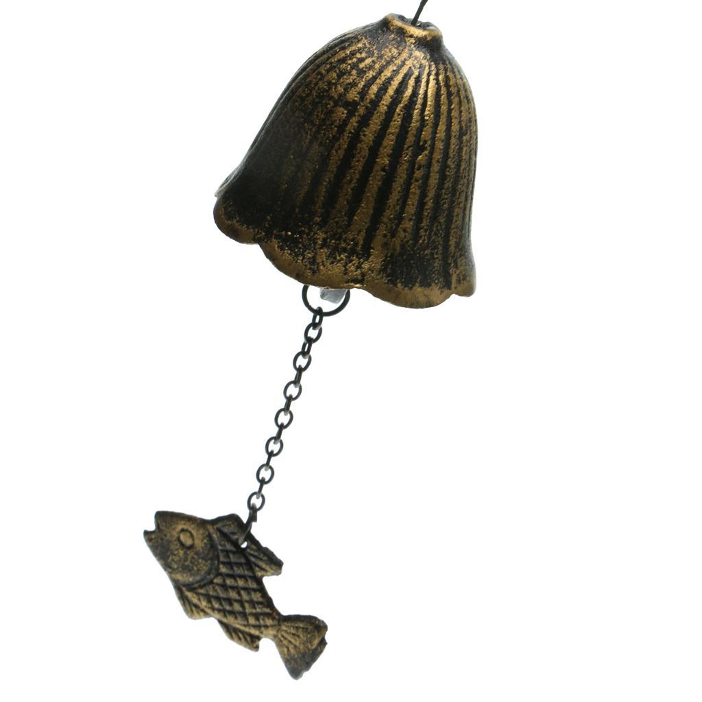 Cast Iron Animal Windbell Wind Chime Hanging Outdoor Yard