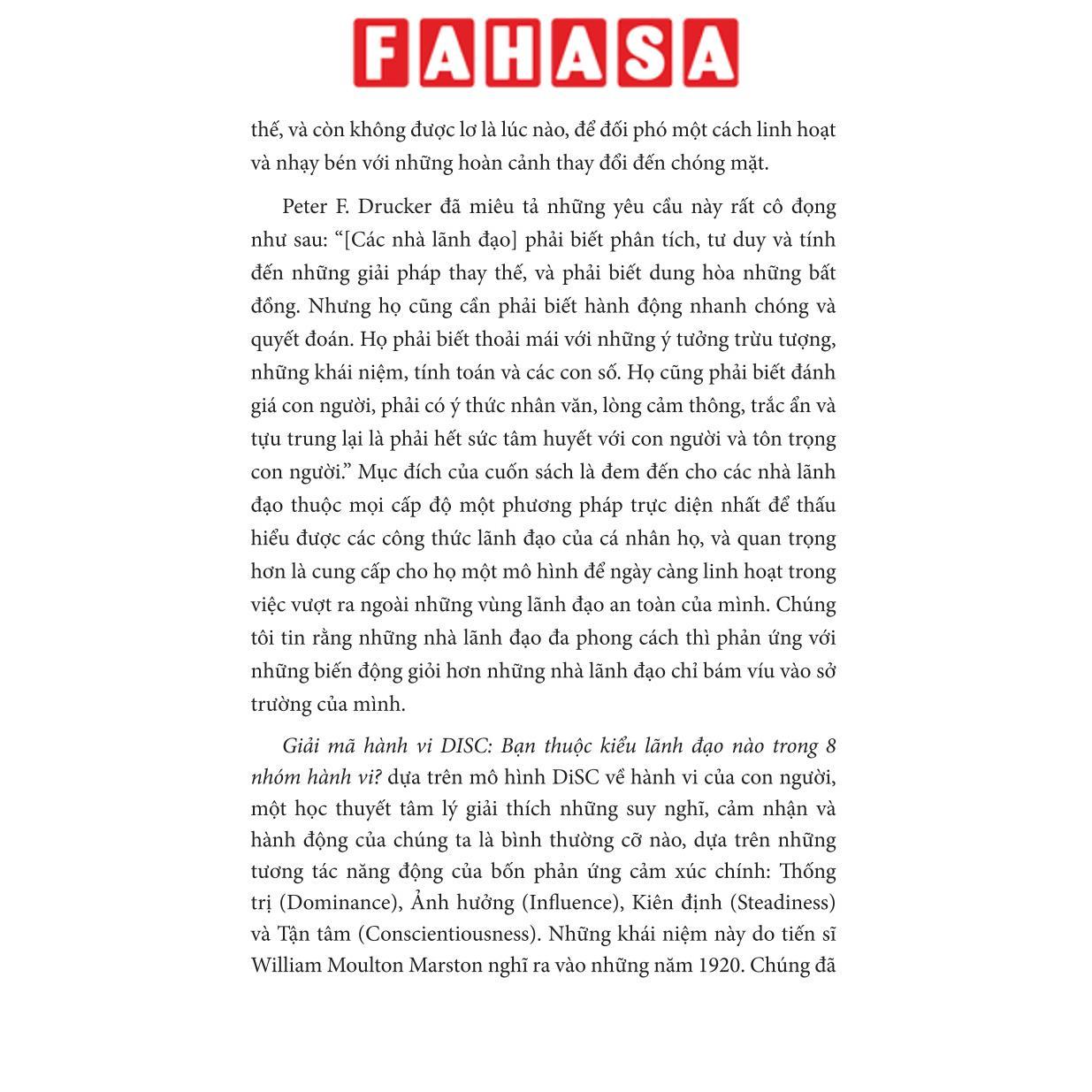 Sách - Giải Mã Hành Vi DISC - Bạn Thuộc Kiểu Lãnh Đạo Nào Trong 8 Nhóm Hành Vi? (Tái Bản 2026)