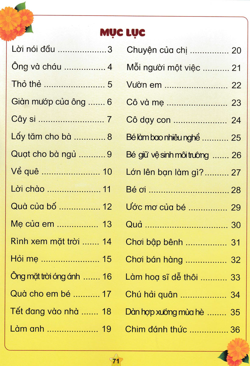 Tuyển Tập Thơ Hay Cho Bé - Giúp Bé Phát Triển Ngôn Ngữ Và Nhận Thức (0 - 6 Tuổi) _ND