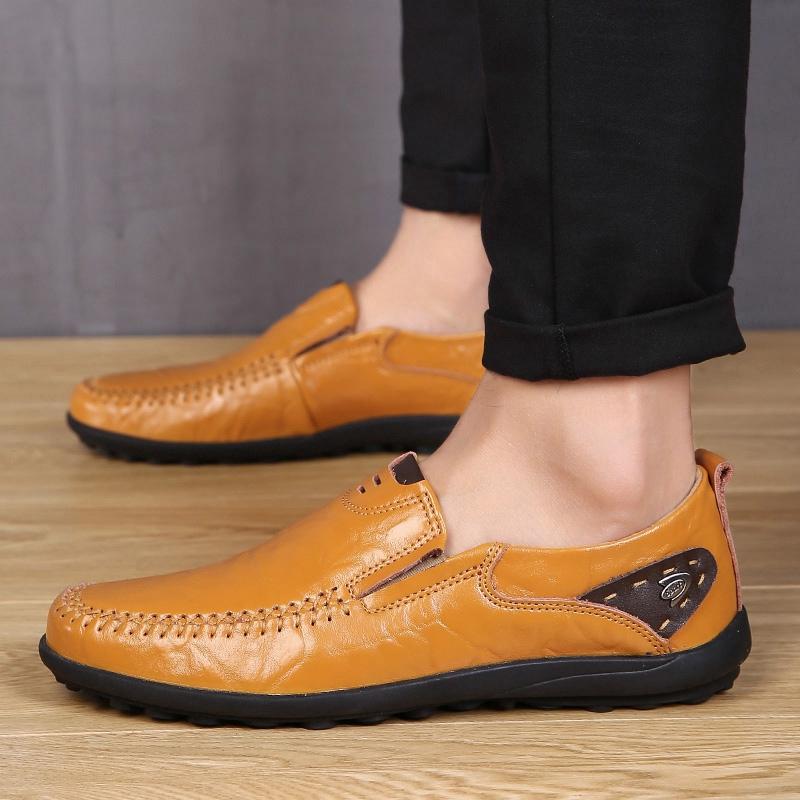 Giày Da Mềm Mại Thoải Mái Thời Trang Cho Nam