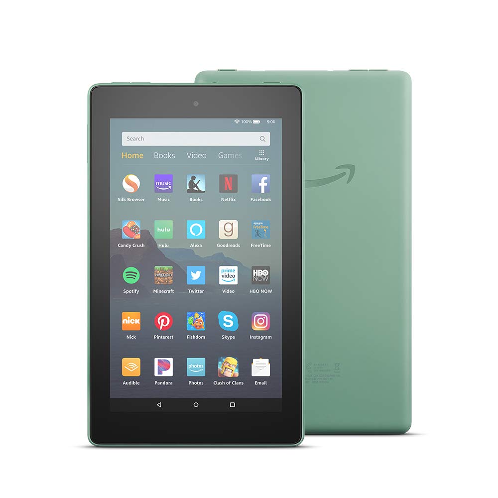 Máy Tính Bảng Kindle Fire 7 (9th) 16GB ( 2019)  Blue Sage - Hàng nhập Khẩu