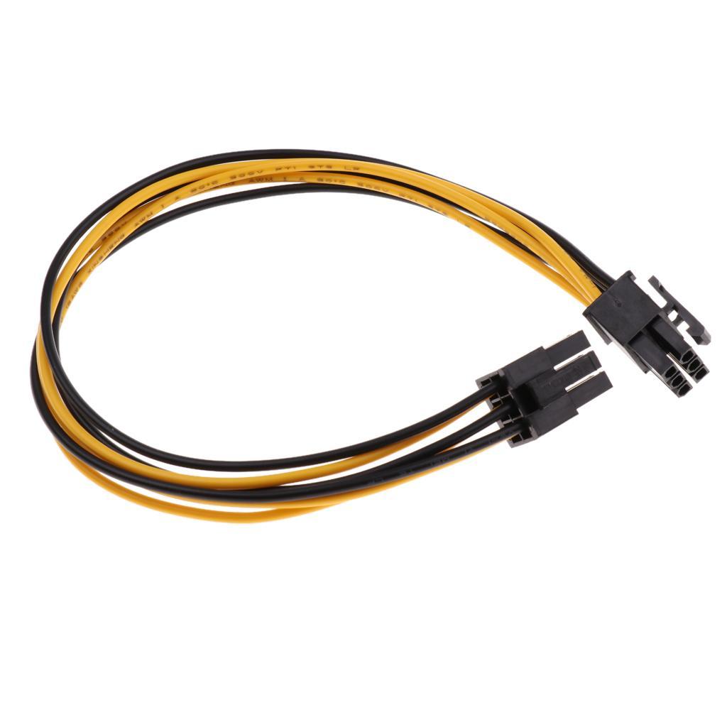 5pcs PCI-E 6pin Male to 6pin Male Power Extendion Splitter Cable