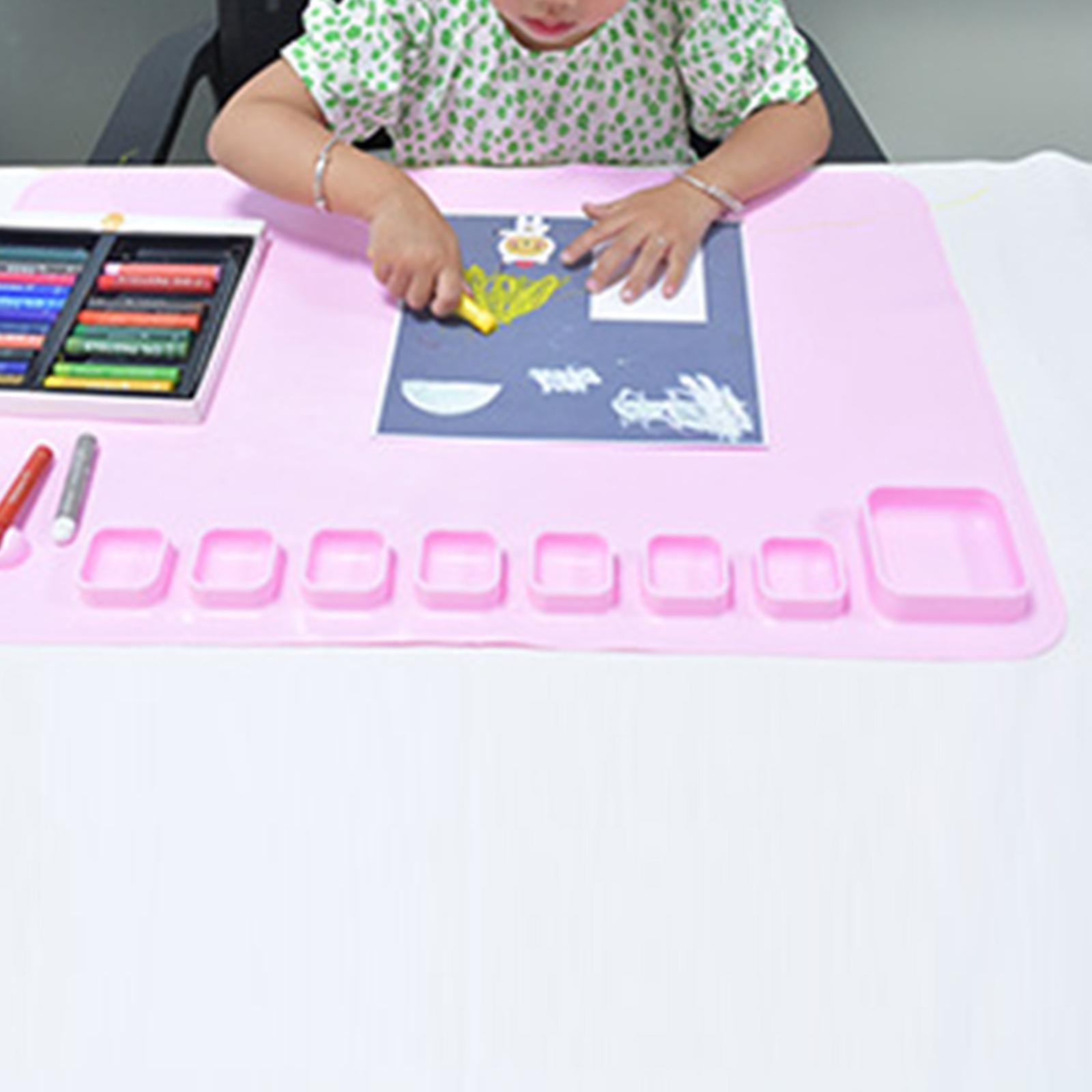 Silicone Mat Crafts Multipurpose Mat Nonstick Watercolors for Painting Play