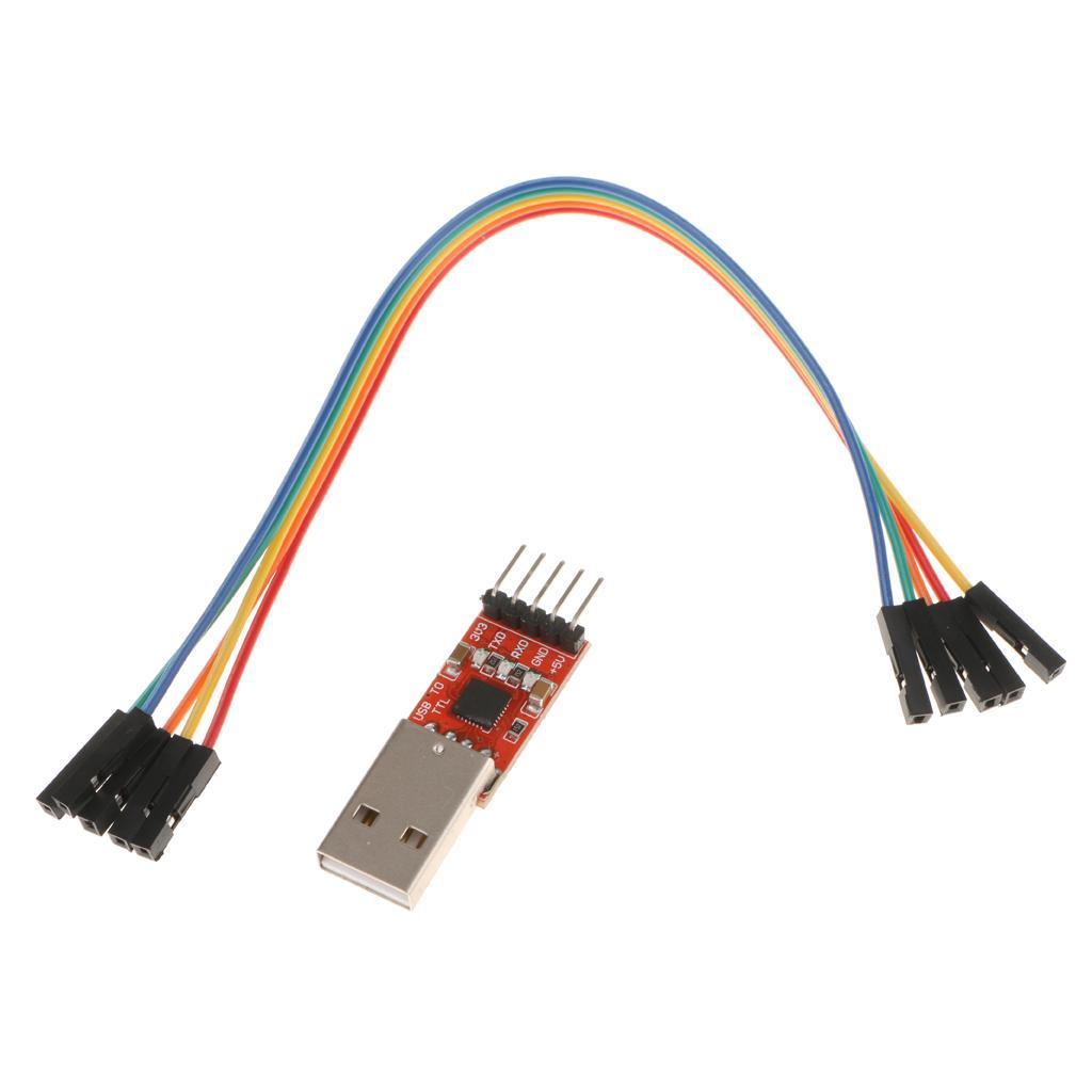 CP2102 Module USB2.0 to TTL 5Pin Connector Cable USB to Serial Module UART