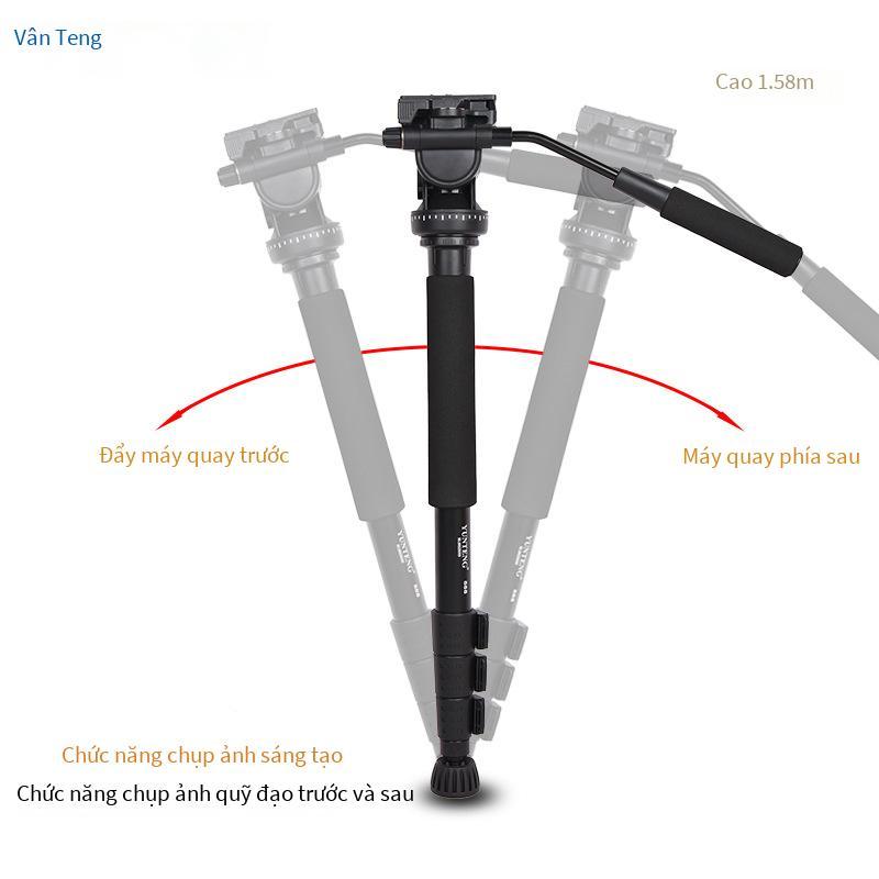 Đảm Bảo Chất Lượng Yunteng 558 Máy Ảnh SLR Monopod Đầu Thủy Lực Thích Hợp Cho Máy Ảnh Canon Nikon Sony DV Giá Đỡ