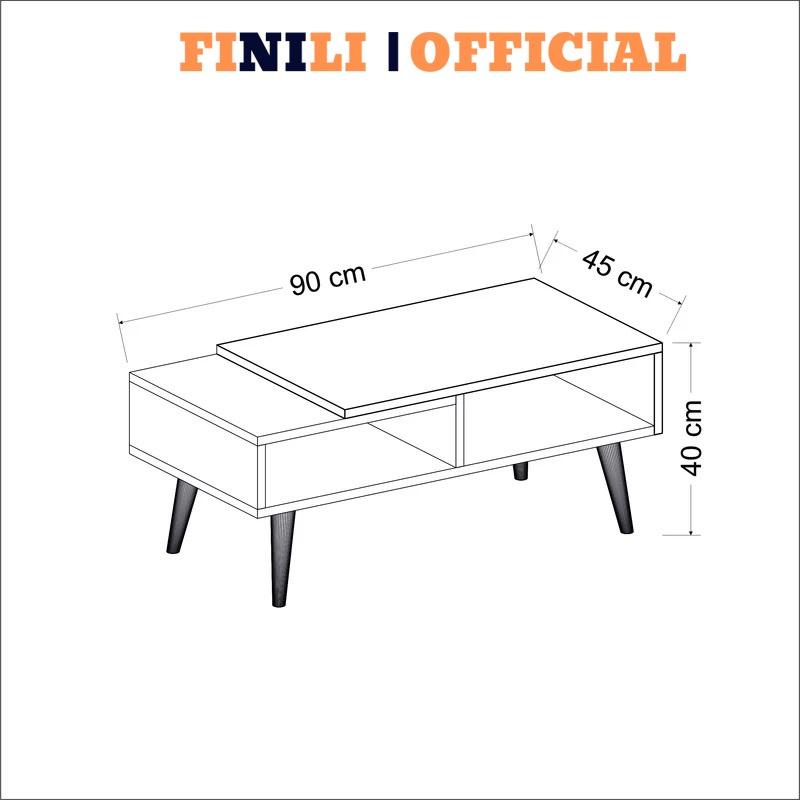 Bàn trà sofa FINIL gỗ công nghiệp, phong cách bắc âu đẹp hiện đại FNL00.333