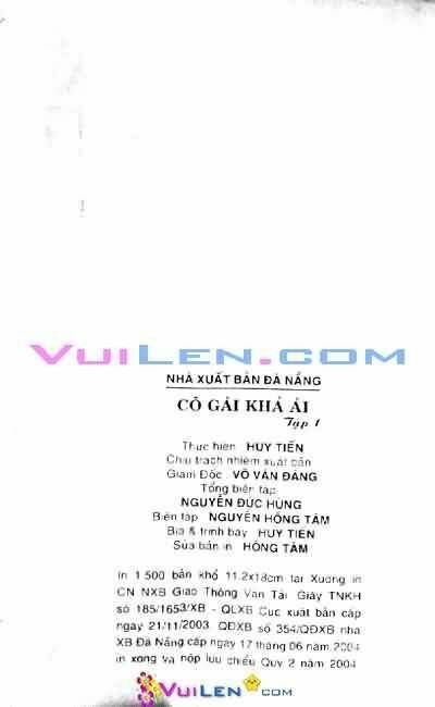 cô gái khả ái chapter 1 2