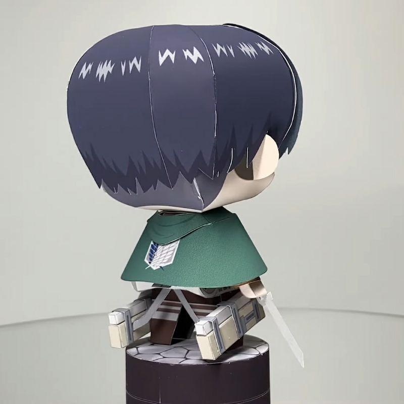 Mô hình giấy anime  [ATTACK ON TITAN] chibi Levi Ackerman