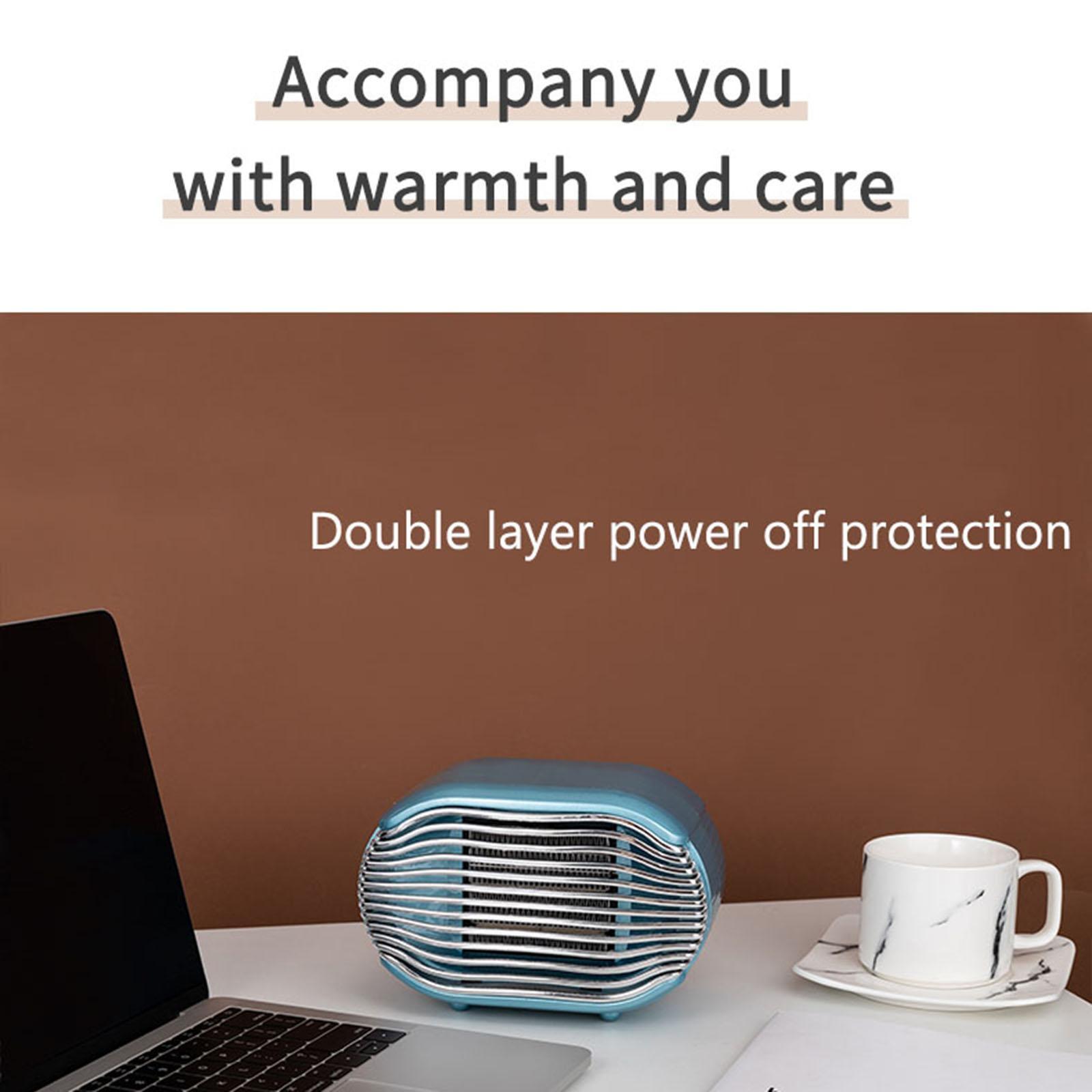 Mini Space Heater with Thermostat Portable for Table Desk