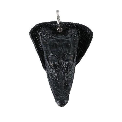 HT8285 - Móc khóa đầu cá sấu Huy Hoàng cỡ lớn màu đen
