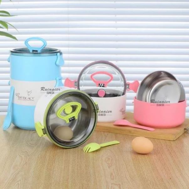 Cặp lồng cơm Bento phong cách Nhật 1 ngăn,2 ngăn,3 ngăn cao cấp