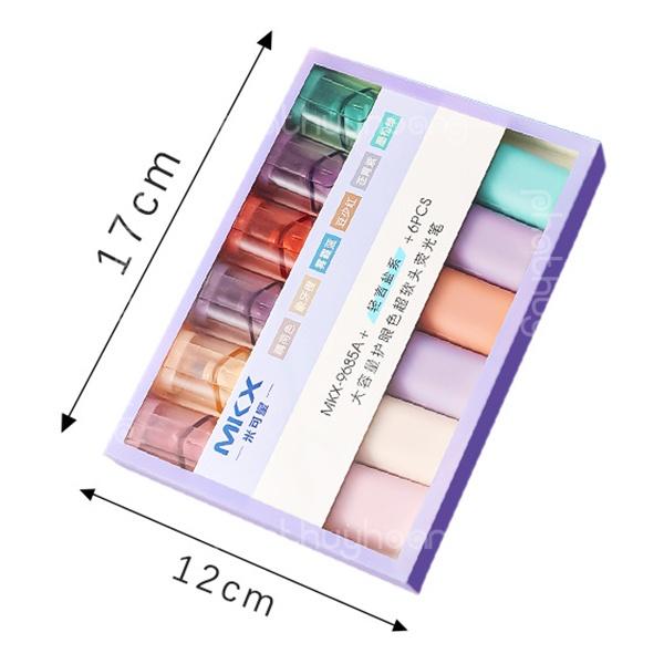 Bộ 6 bút dạ quang Pastel ( Có bán lẻ 1 bút chọn màu ) màu sắc , bút highlight Pastel độc đáo sang trọng