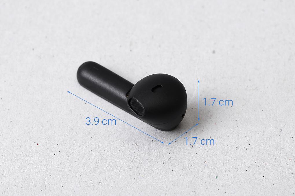 Tai nghe Bluetooth True Wireless Rezo T206 Xám Đen - Hàng chính hãng