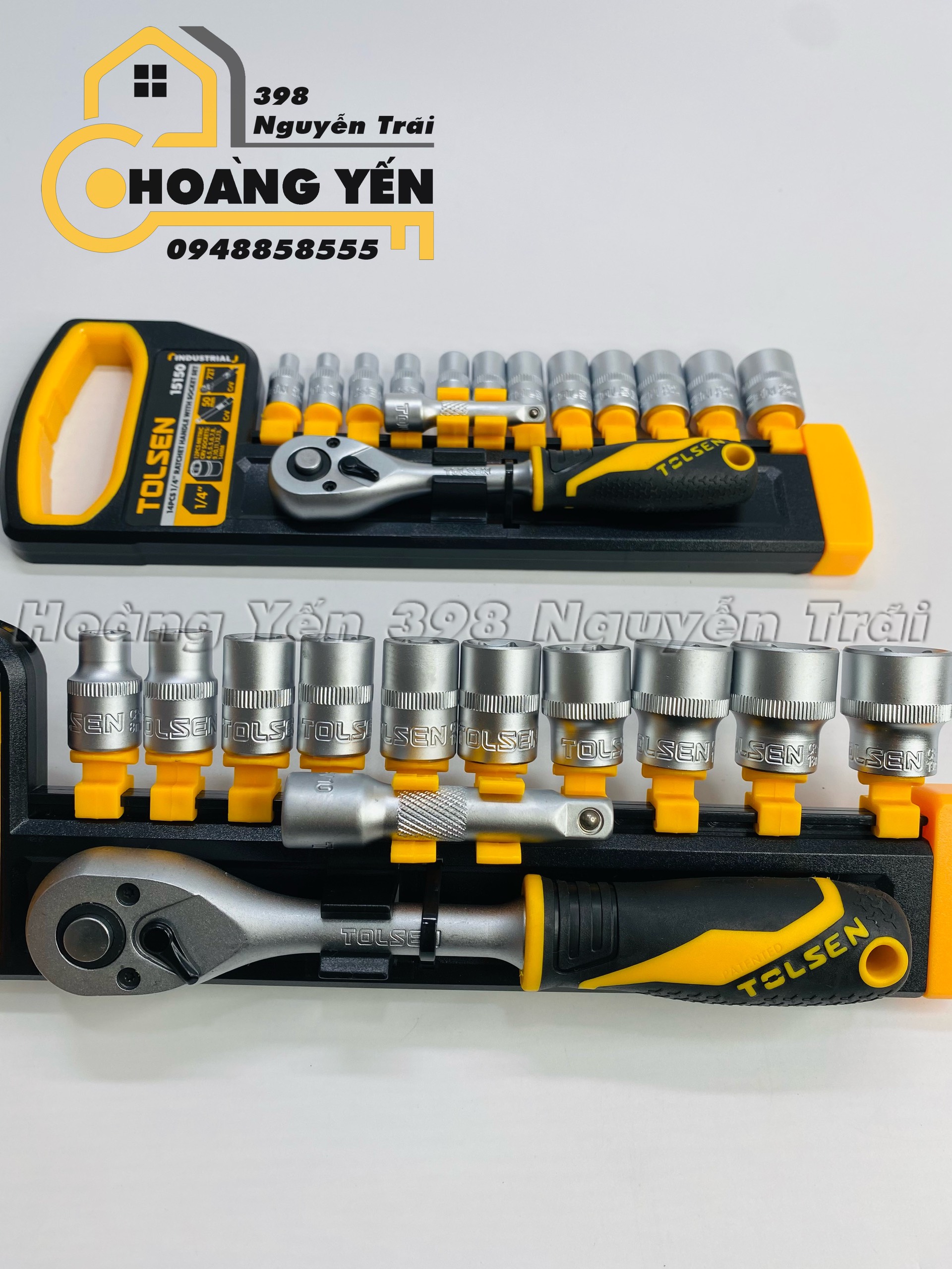 Bộ đầu típ tự động 12 món Tolsen 15152 - Bạc