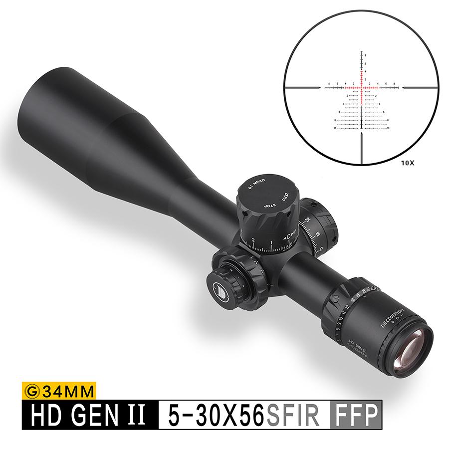 Khám phá Phạm vi săn bắn quang học HD 5-30x56 SFIR SLT FFP IR-MIL Tactical Tactical Range Long Suning Phạm vi săn bắn 34mm