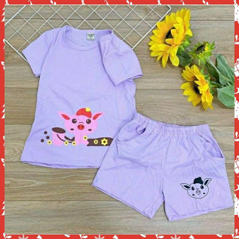 BỘ COTTON 4C BÉ GÁI SIZE ĐẠI - Đồ bộ trẻ em