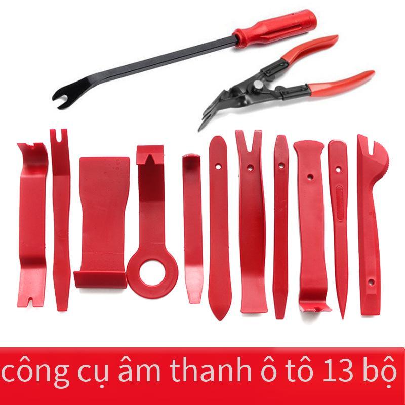 Đảm bảo chất lượng công cụ tháo gỡ và sửa đổi hệ thống âm thanh xe hơi Bộ 11 chi tiết tuốc nơ vít khóa bật công cụ kìm bật sáng Bộ 13 chi tiết sửa đổi nội thất