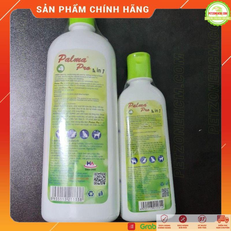 Sữa tắm cho chó mèo Fay  Fay Palma Pro 200ml, 500ml dầu tắm tác dụng 4 in 1 , giảm rụng lông diệt ve khử mùi