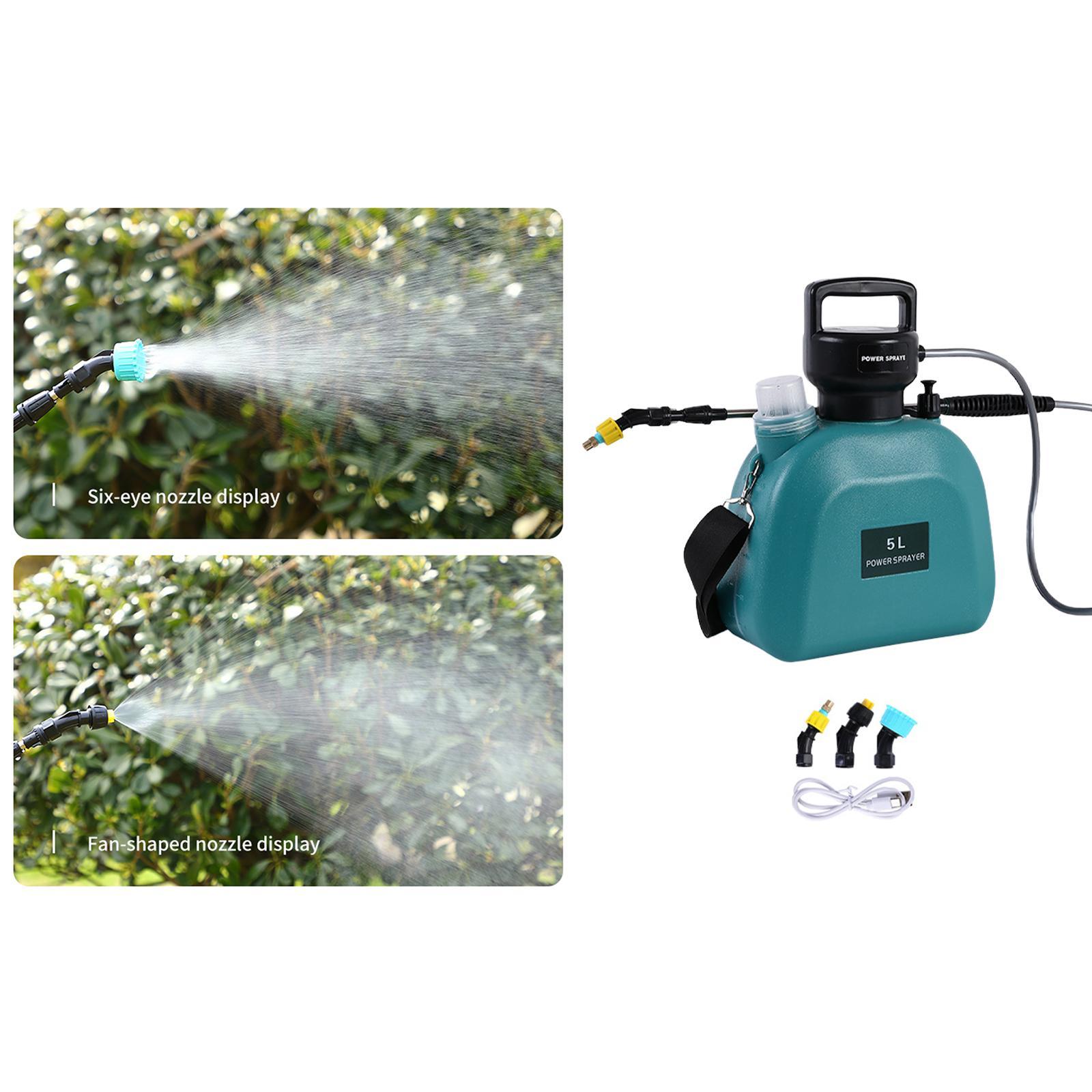 Water Sprayer Bottles Multiple Nozzles Cordless Pump Sprayer