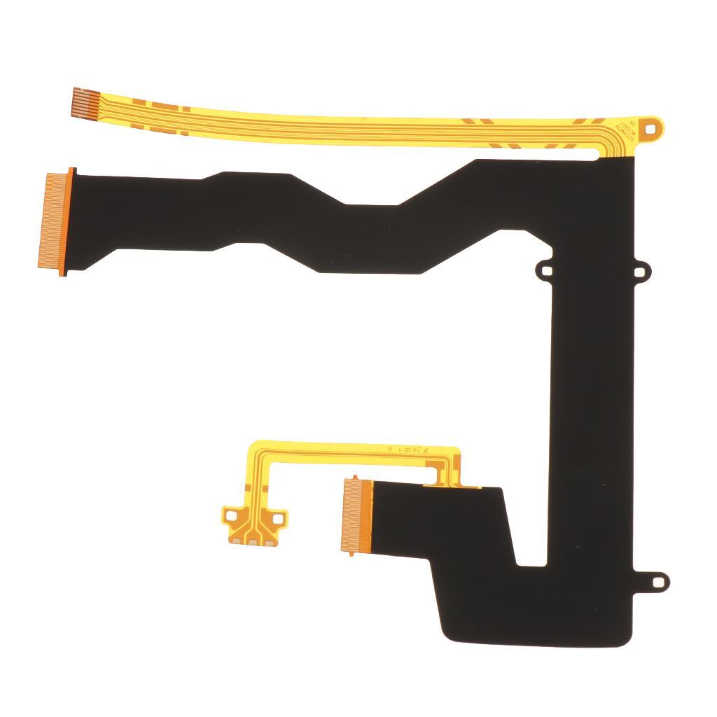 2x Cameras LCD Screen Display Flex Cable Replacement Compatible for Olympus
