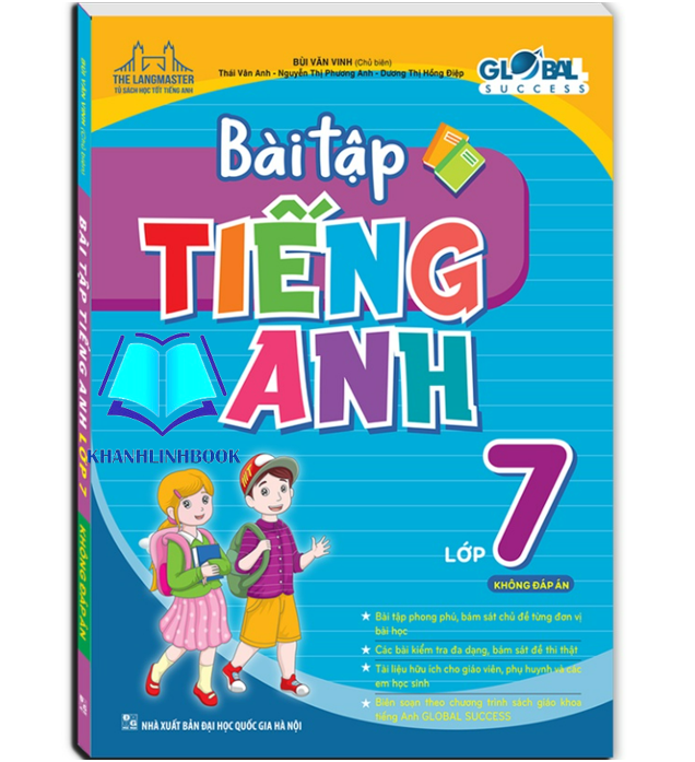 Sách - GLOBAL SUCCESS - BÀI TẬP TIẾNG ANH LỚP 7 (Không đáp án)